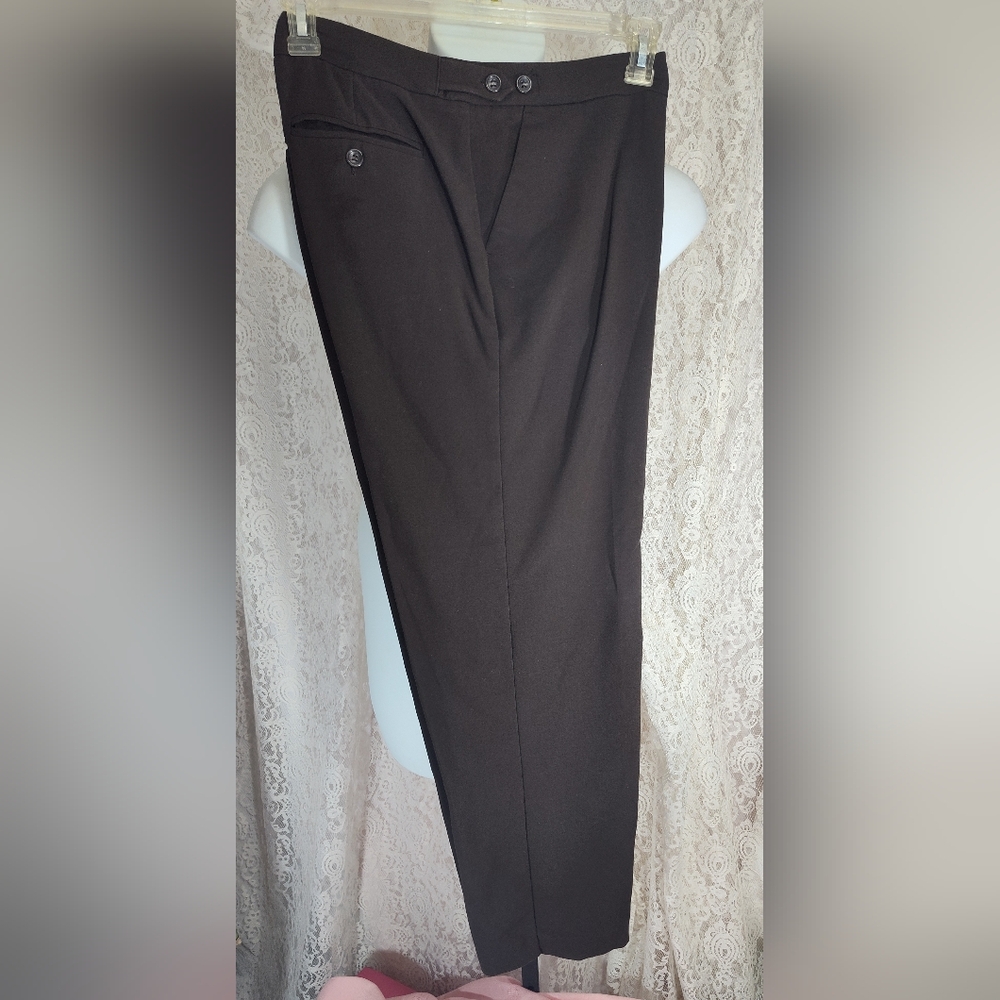 Emma James Brown Pants Slacks Petite NWOT